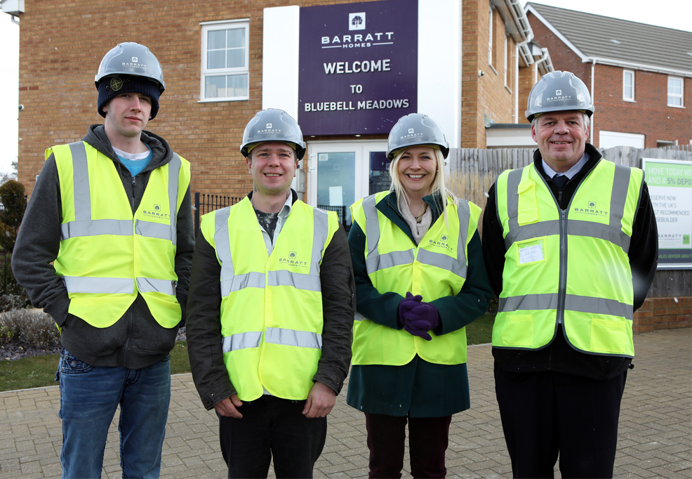 BARRATT HOMES BACKS ISLAND’S YOUNGSTERS WITH WHEATSHEAF TRUST PARTNERSHIP