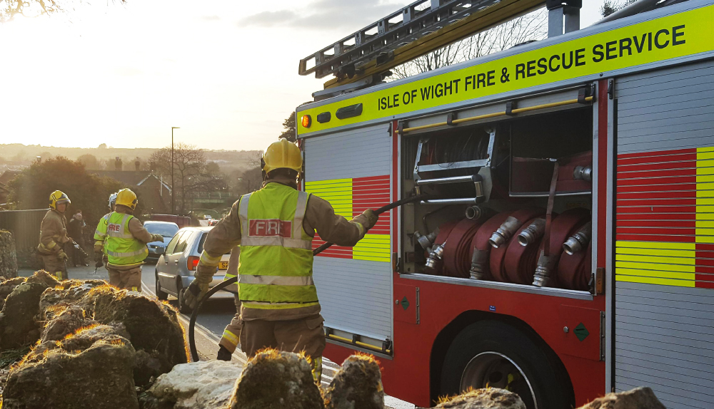 FIREFIGHTERS CALLED TO CAR FIRE IN LAKE