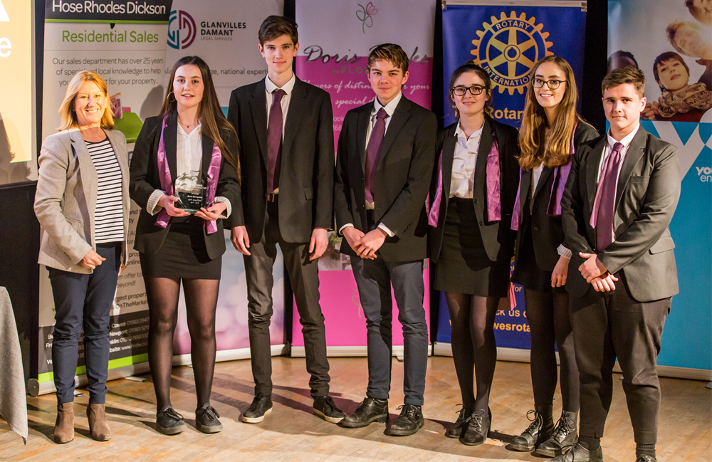 STUDENTS FROM CHRIST THE KING TAKE WIN AT YOUNG ENTERPRISE AREA FINAL