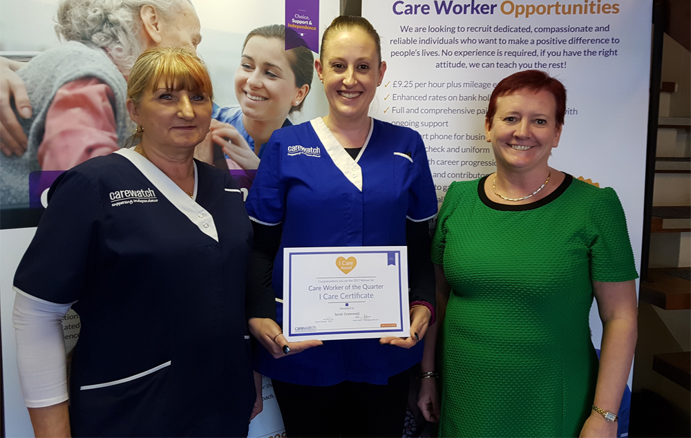 LOCAL CARERS SCOOP AWARDS FOR OUTSTANDING SERVICE
