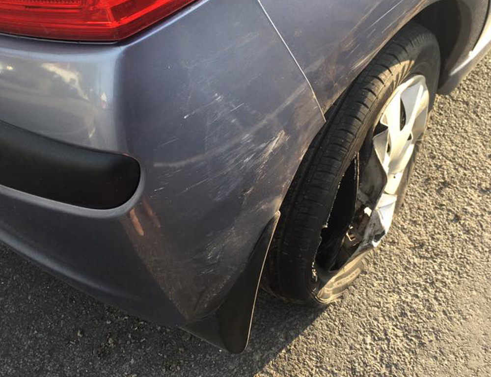 CRASH WITNESSES SOUGHT BY FAMILY AFTER CAR DAMAGED IN NEWPORT