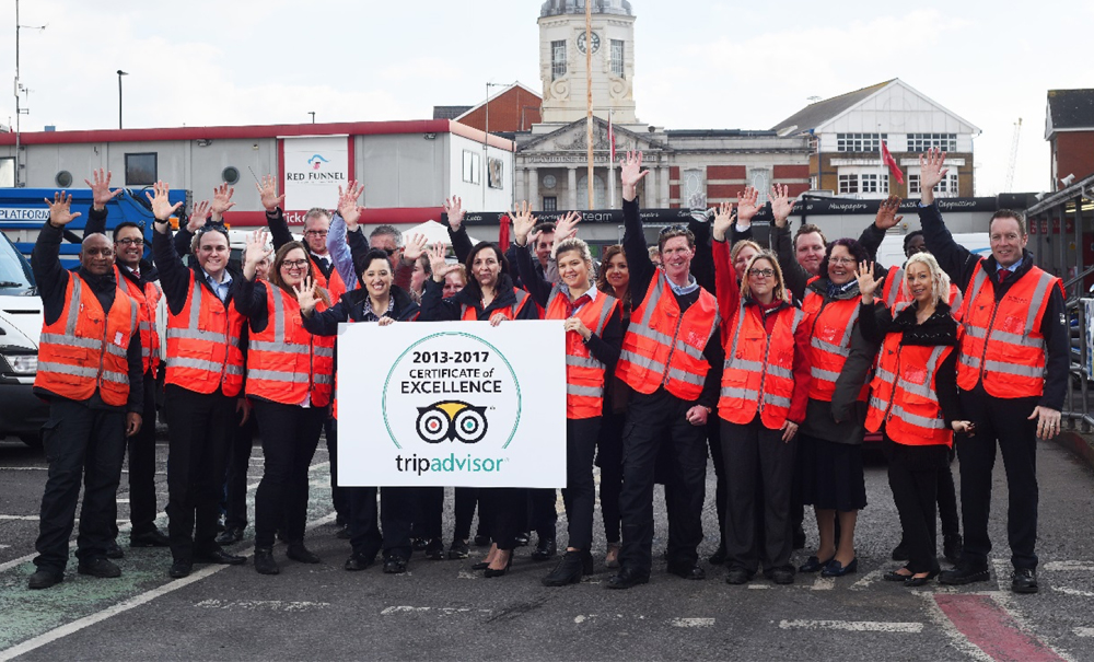 5 CERTIFICATES OF EXCELLENCE FOR RED FUNNEL