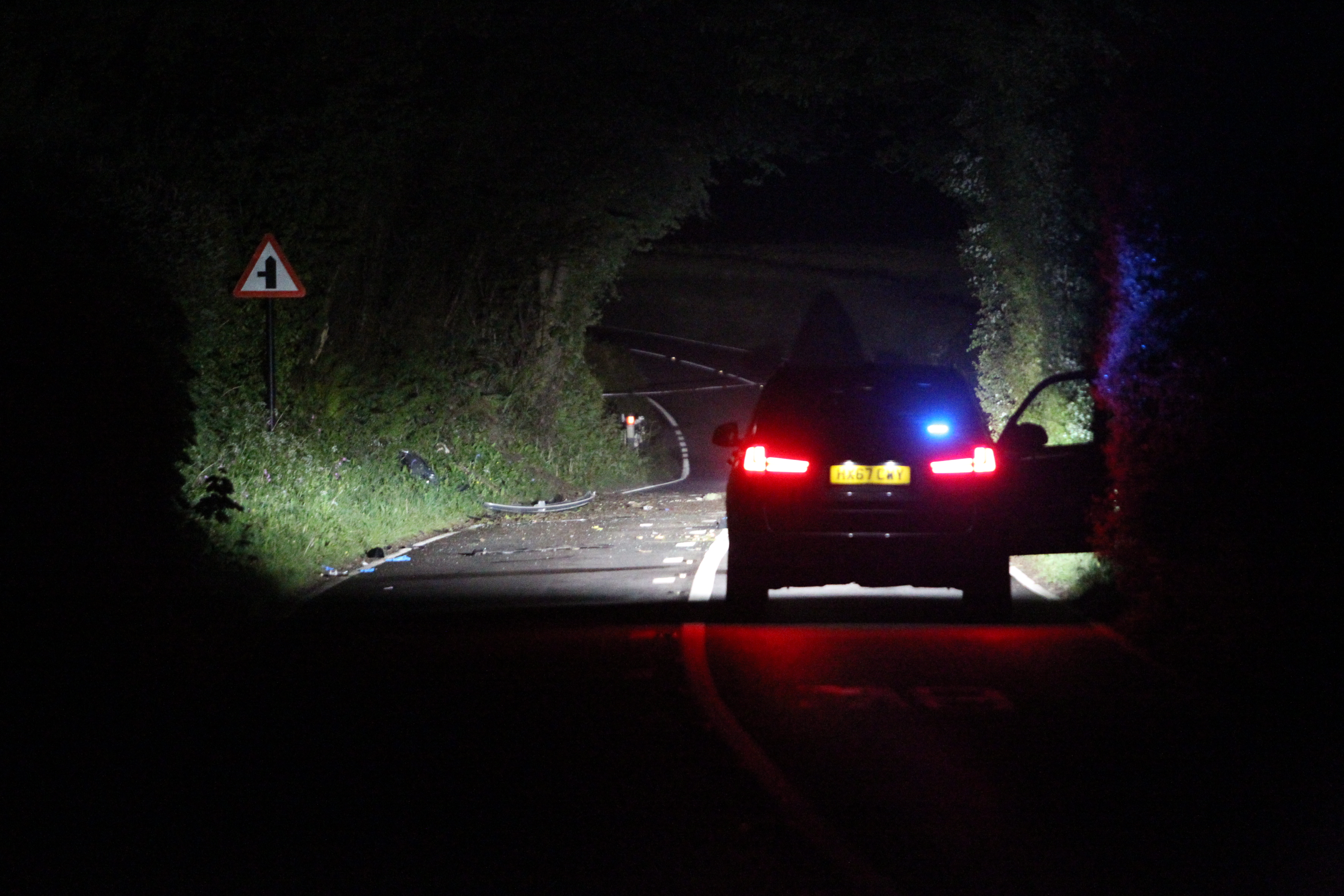 SERIOUS CRASH CLOSES ROAD OUT OF SHANKLIN