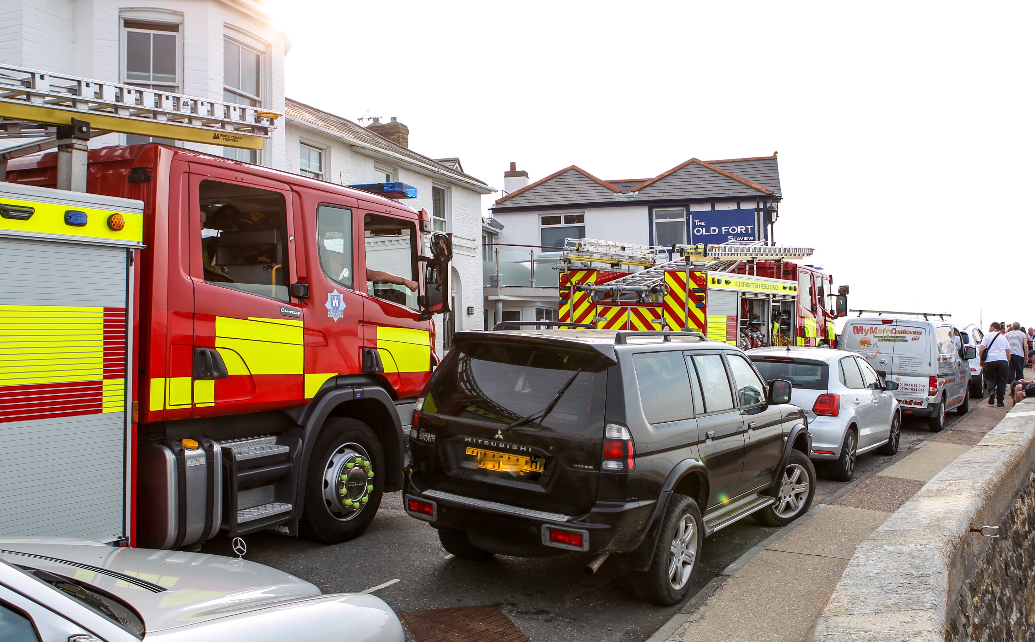 FIRE ALERT AT SEAVIEW’S OLD FORT CAFE