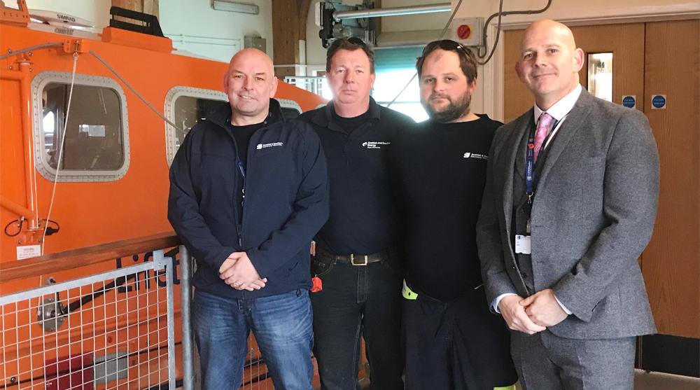 SSEN SUPPORTS ANDREW IN CONTINUED VOLUNTEER ROLE WITH BEMBRIDGE RNLI
