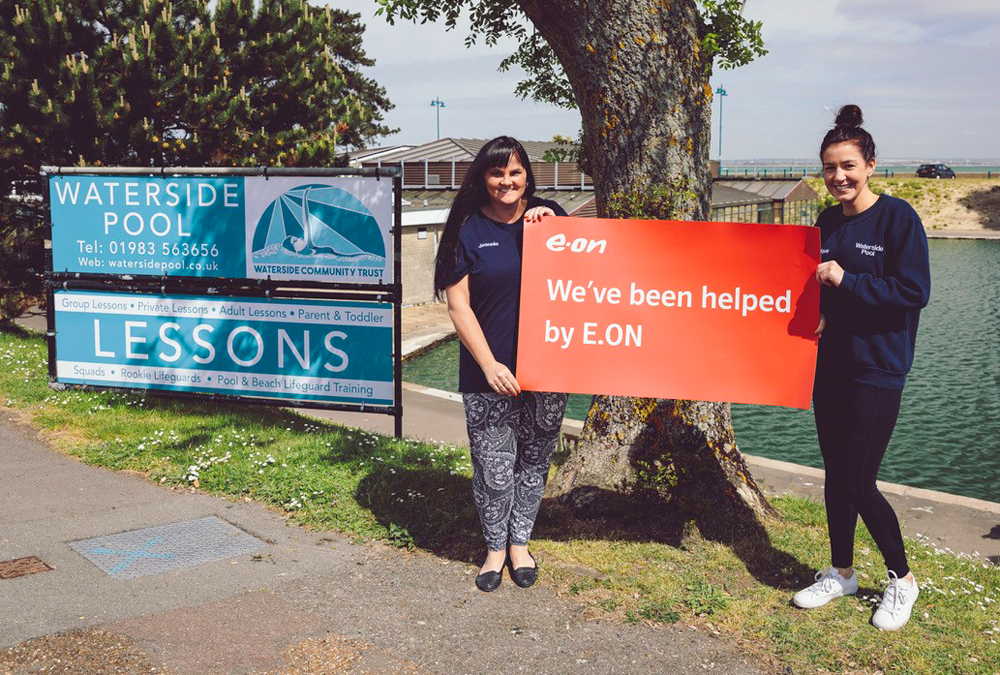 ENERGY EFFICIENT LIGHTING PROJECT GOES SWIMMINGLY AT WATERSIDE POOL