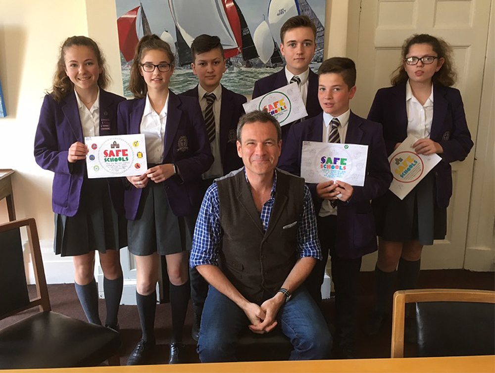 ISLAND’S MP WELCOMES CHRIST THE KING STUDENTS FOR Q&A SESSION