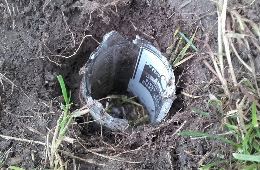 SMASHED BOTTLE DANGER AT APPLEY PARK IN RYDE