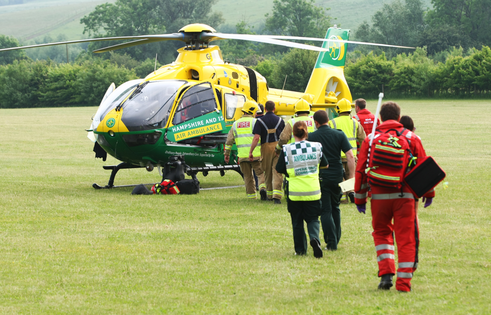 MAJOR RESPONSE TO CHILD TRAPPED DOWN A WELL IN WHITWELL