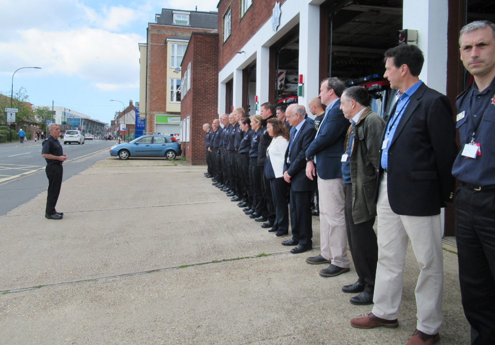 FIREFIGHTERS REFLECT AND REMEMBER LOST COLLEAGUES
