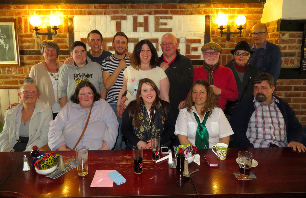 BUS PASSENGERS GATHER FOR CELEBRATION WITH ‘VERY SPECIAL’ SOUTHERN VECTIS DRIVER