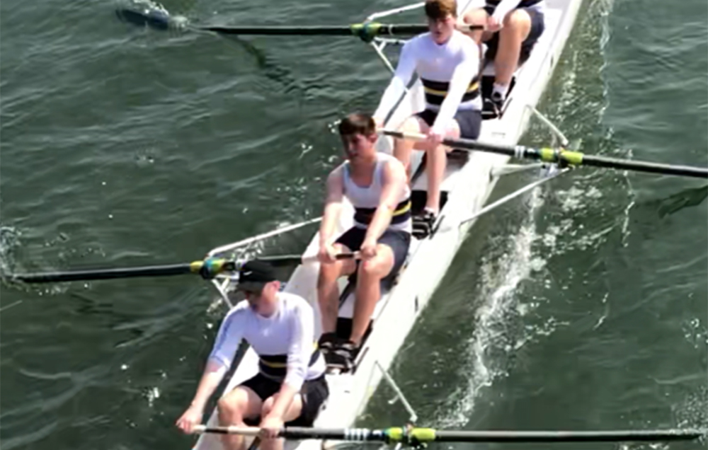POSITIVE ROW FOR RYDE’S NOVICE FOUR AT COALPORTERS REGATTA