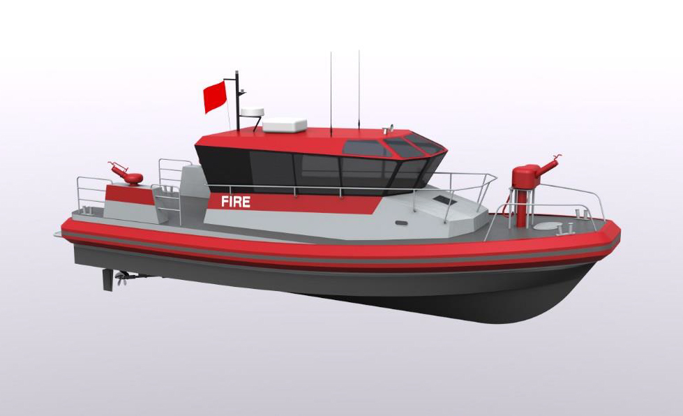 FIRE BOATS FOR THE WORLDWIDE MARKET TO BE BUILT IN EAST COWES