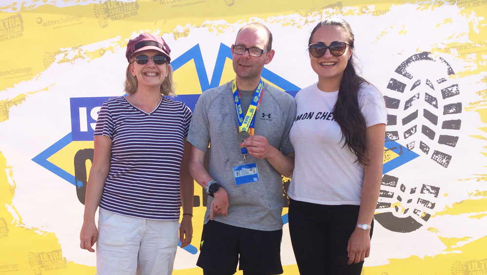 INSPIRATIONAL TOM SMASHES FUNDRAISING TARGET FOR AGE UK ISLE OF WIGHT