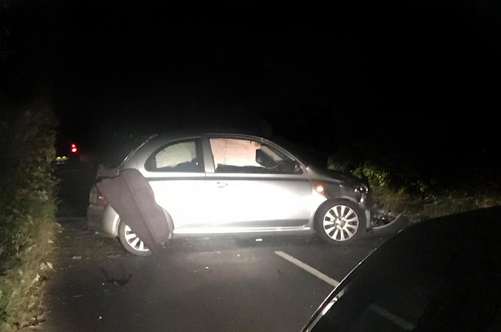 DRINK DRIVE ARREST FOLLOWING EARLY MORNING WOOTTON CRASH