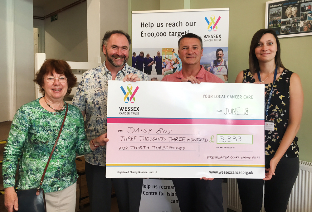 FETE RAISES £3,333 FOR DAISY BUS APPEAL