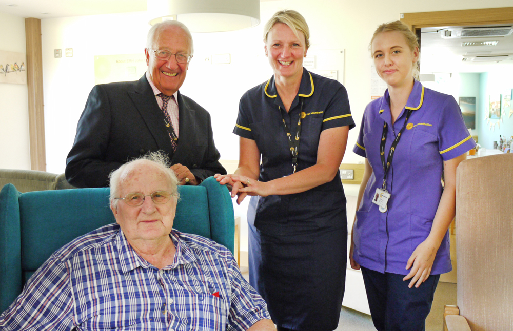PATRON’S FIRST OFFICIAL VISIT TO MOUNTBATTEN IN NEW ROLE