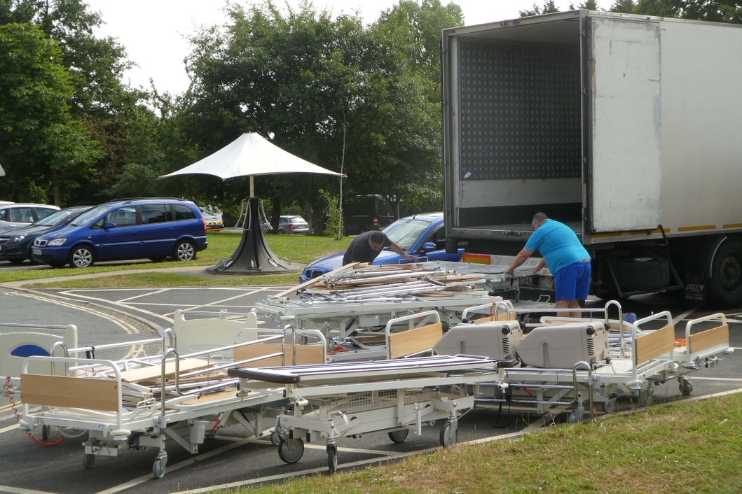 40 ISLE OF WIGHT HOSPITAL BEDS ON THEIR WAY TO MOLDOVA