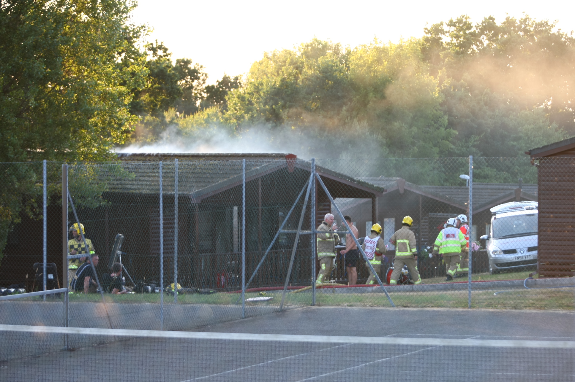 FIRE CREWS CALLED TO GURNARD PINES