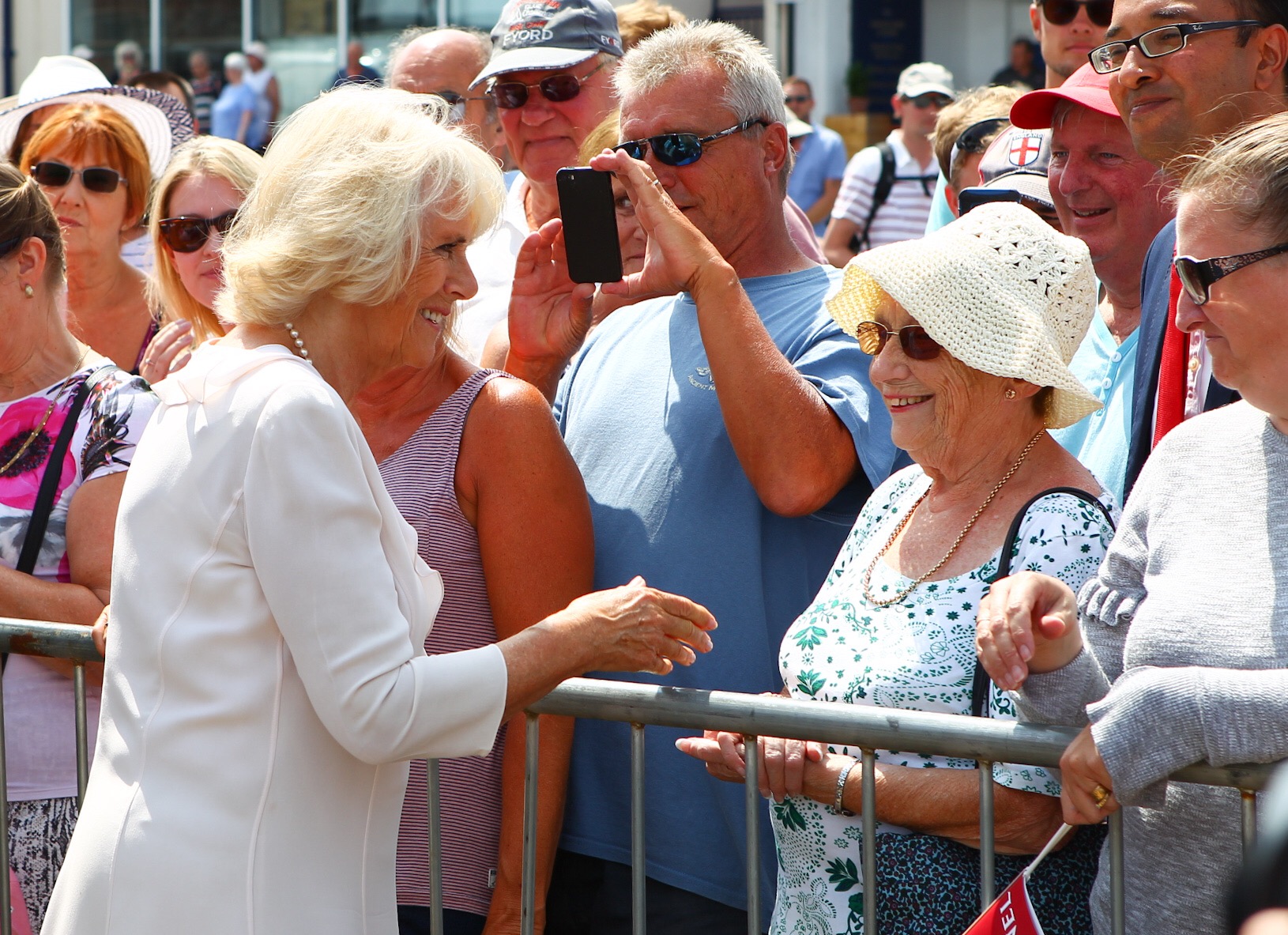 DUCHESS OF CORNWALL OFFICIALLY NAMES RED JET 7 IN COWES