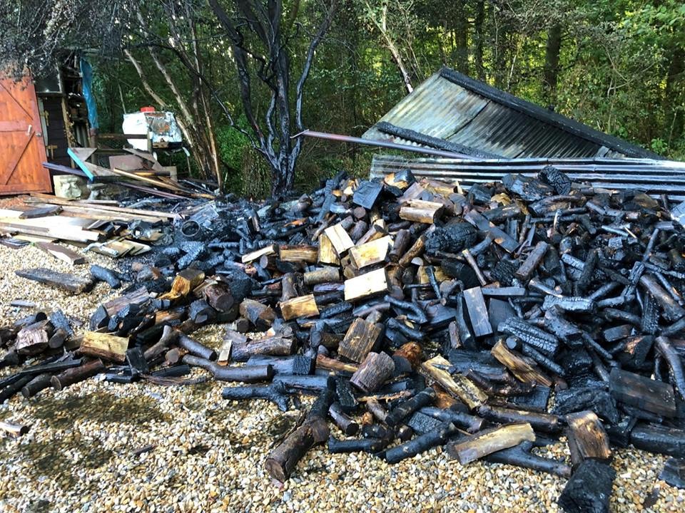 FIRE SPREADS TO OUTBUILDING IN FRESHWATER
