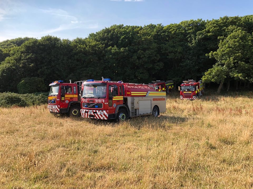 UNDERGROWTH BLAZE BREAKS OUT IN ST LAWRENCE