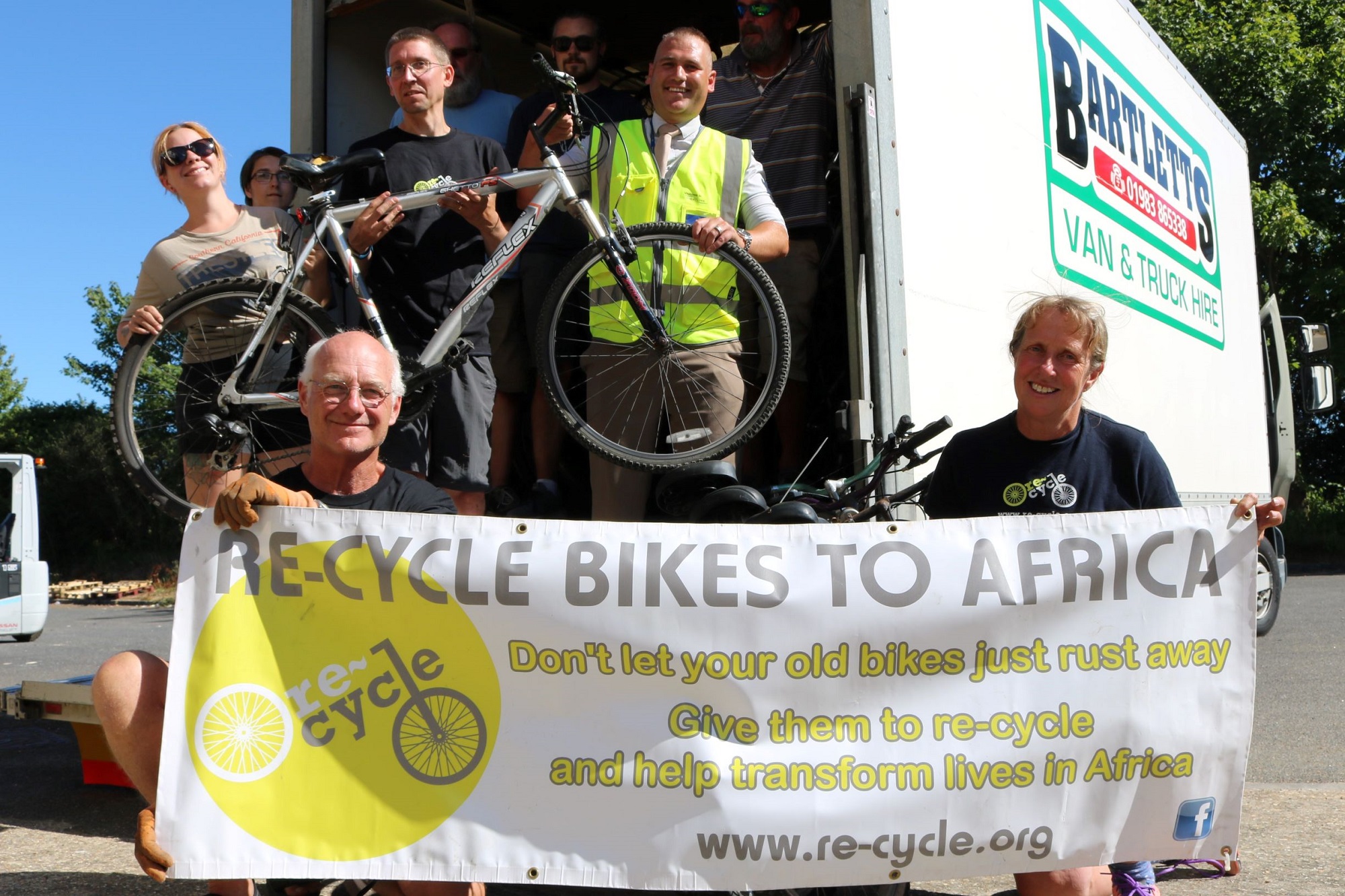 ISLE OF WIGHT BIKES SET SAIL FOR A NEW LIFE IN AFRICA