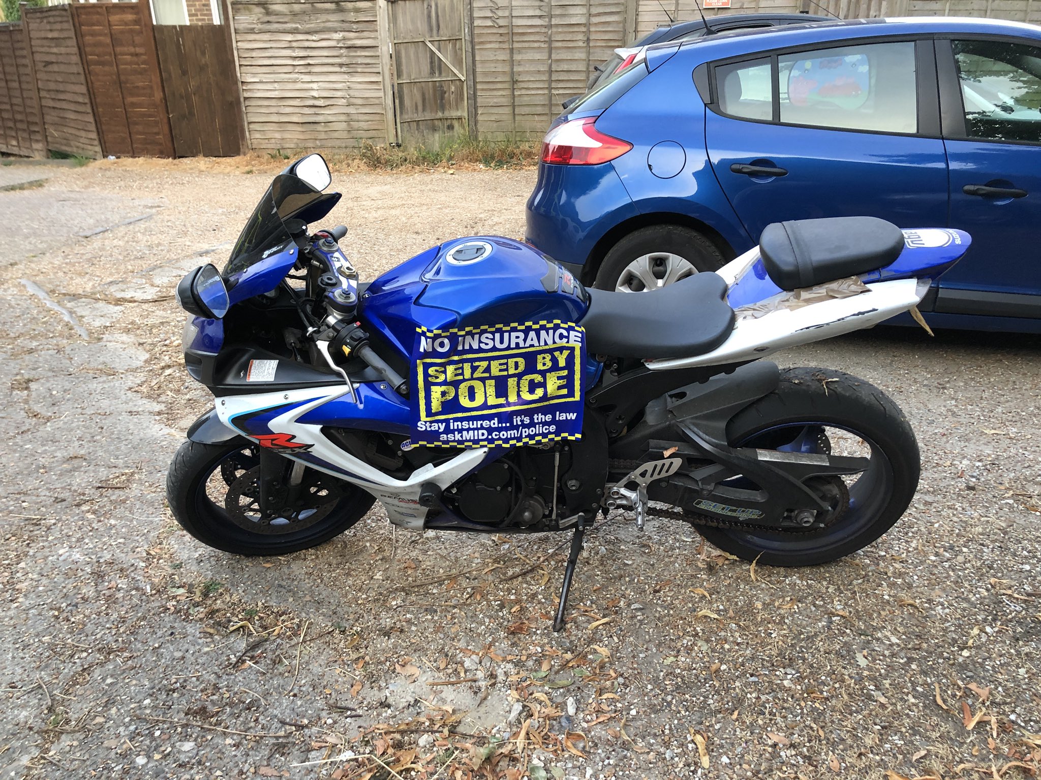 POLICE SEIZE MOTORBIKE AFTER FAILING TO STOP