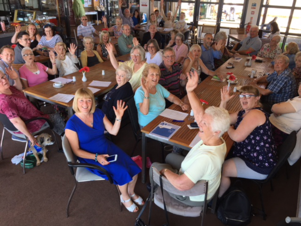 ISLAND CHARITY WELCOMES KENT COLLEAGUES FOR QUIZ AND BACON BUTTIES