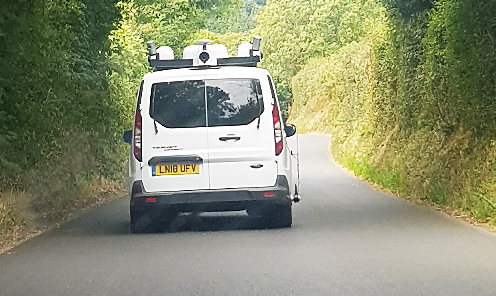 APPLE MAPS VEHICLES HIT THE ISLE OF WIGHT