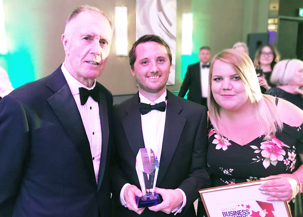 BRIGHTBULB DESIGN ACHIEVE A FIRST FOR THE ISLAND AT SOUTH COAST BUSINESS AWARDS