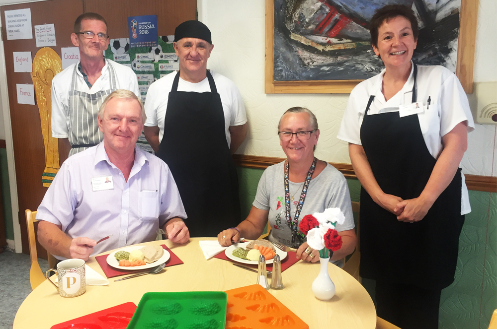 FOOD MOULDS REVIVE MEAL TIMES AT ISLAND CARE HOME