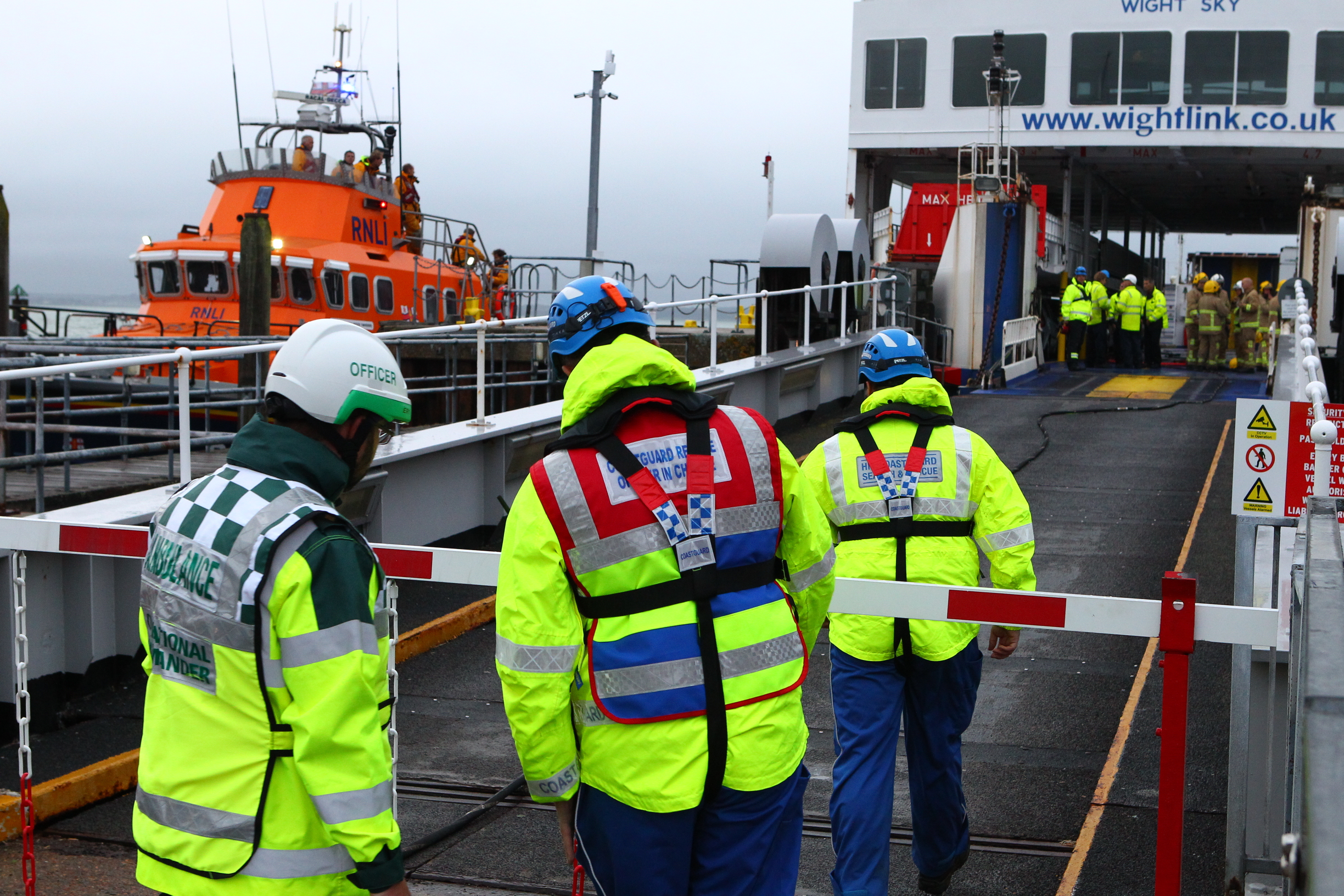 ENGINE FIRE ON-BOARD WIGHTLINK’S YARMOUTH FERRY