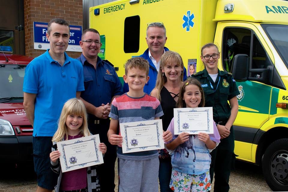 KAITLIN AND FAMILY THANK EMERGENCY SERVICES WHO RUSHED TO HER AID
