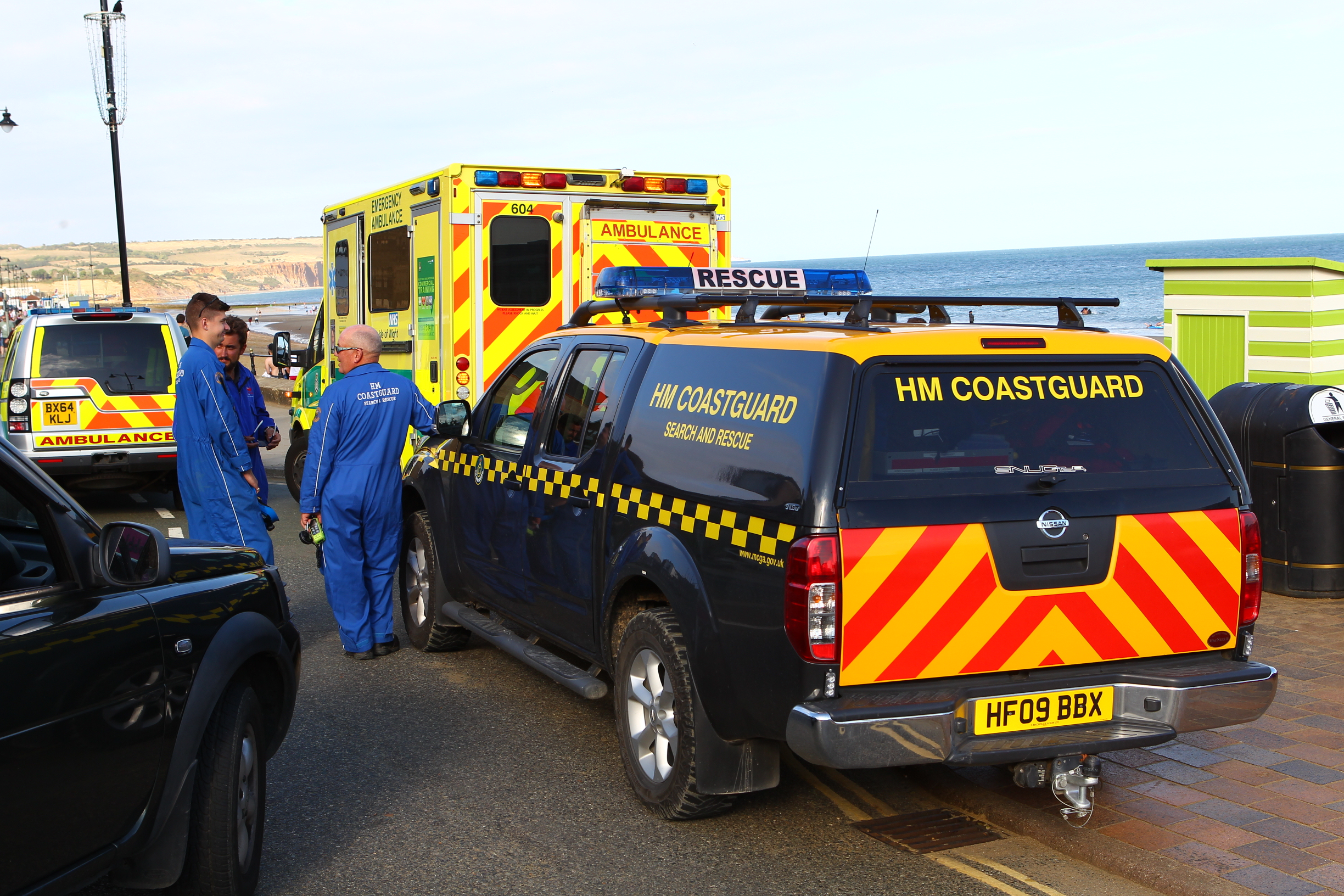 3 TAKEN TO HOSPITAL AFTER CHILD GETS INTO DIFFICULTY AT SANDOWN PIER