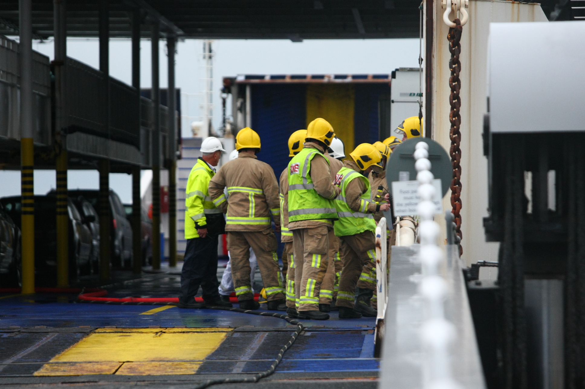 ENGINE FIRE ON-BOARD WIGHTLINK’S YARMOUTH FERRY