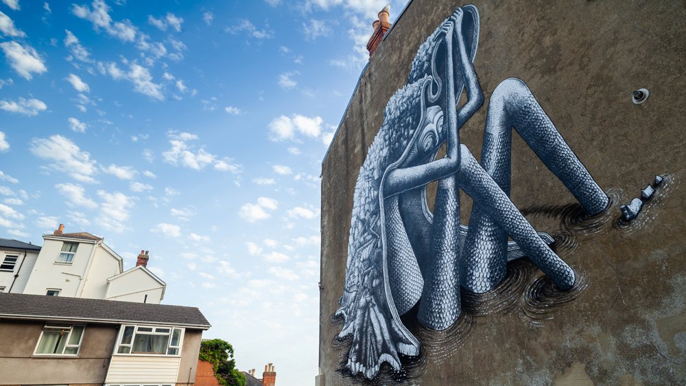 ISLAND’S LARGEST MURAL CREATED FOR VENTNOR FRINGE