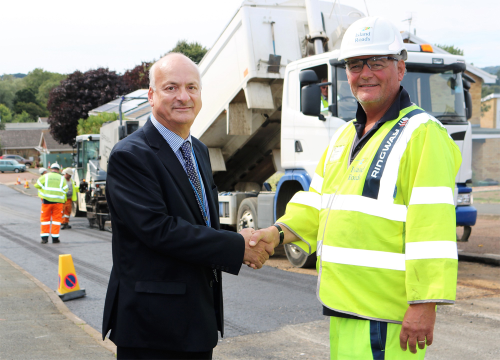 ISLAND ROADS THANKS RESIDENTS AS SANDOWN IMPROVEMENTS NEAR COMPLETION