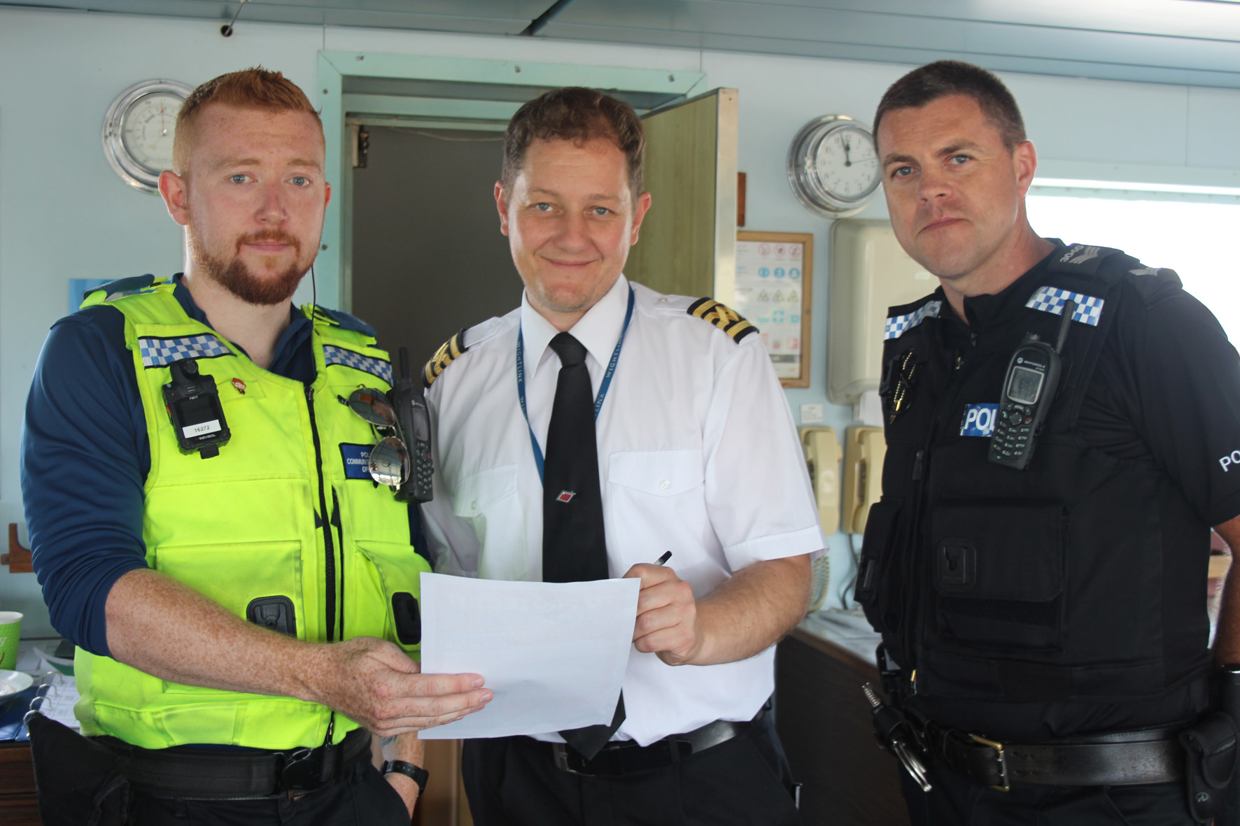 POLICE TAKE TO THE SEAS TO PROMOTE CRIME PREVENTION