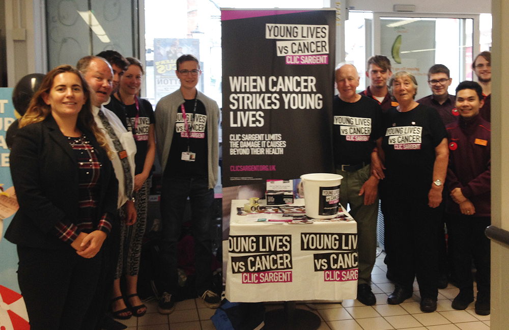SAINSBURY’S IN COWES TO RAISE FUNDS FOR LOCAL CLIC SARGENT APPEAL
