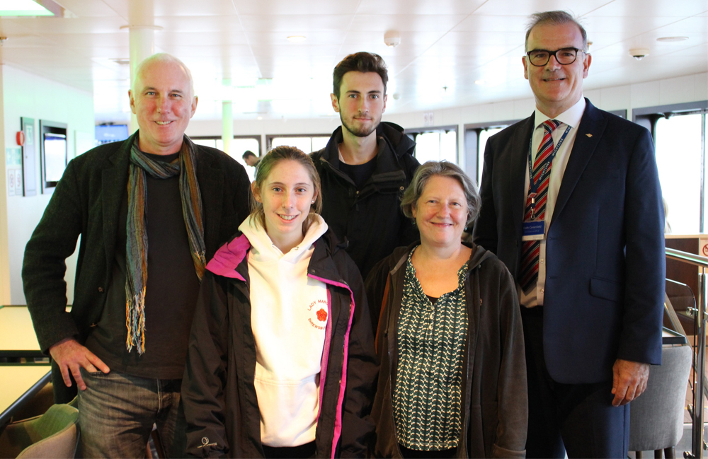 FIRST FARE-PAYING PASSENGERS WELCOMED ABOARD WIGHTLINK’S VICTORIA OF WIGHT