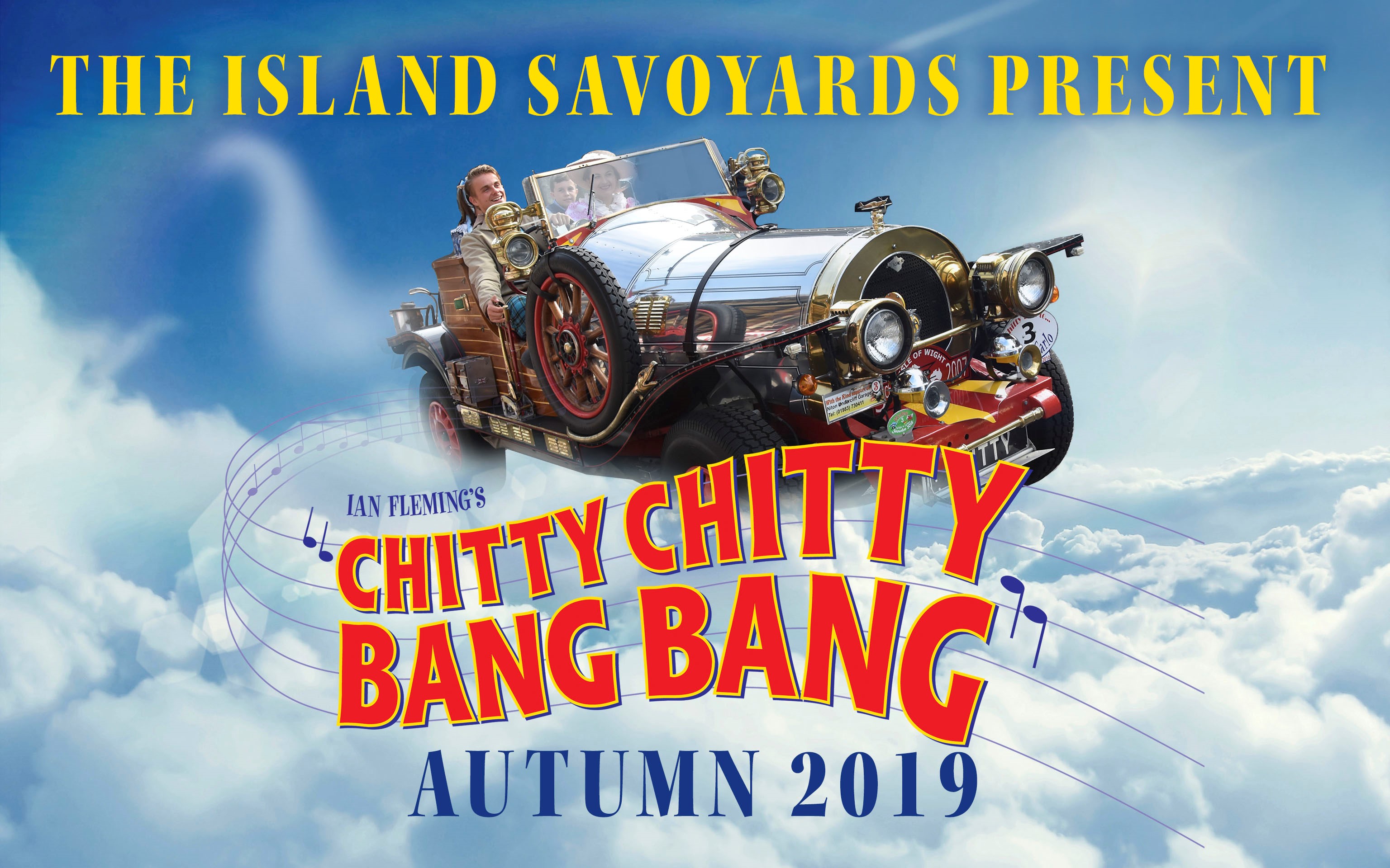 CHITTY CHITTY BANG BANG HEADING TO SHANKLIN THEATRE IN 2019