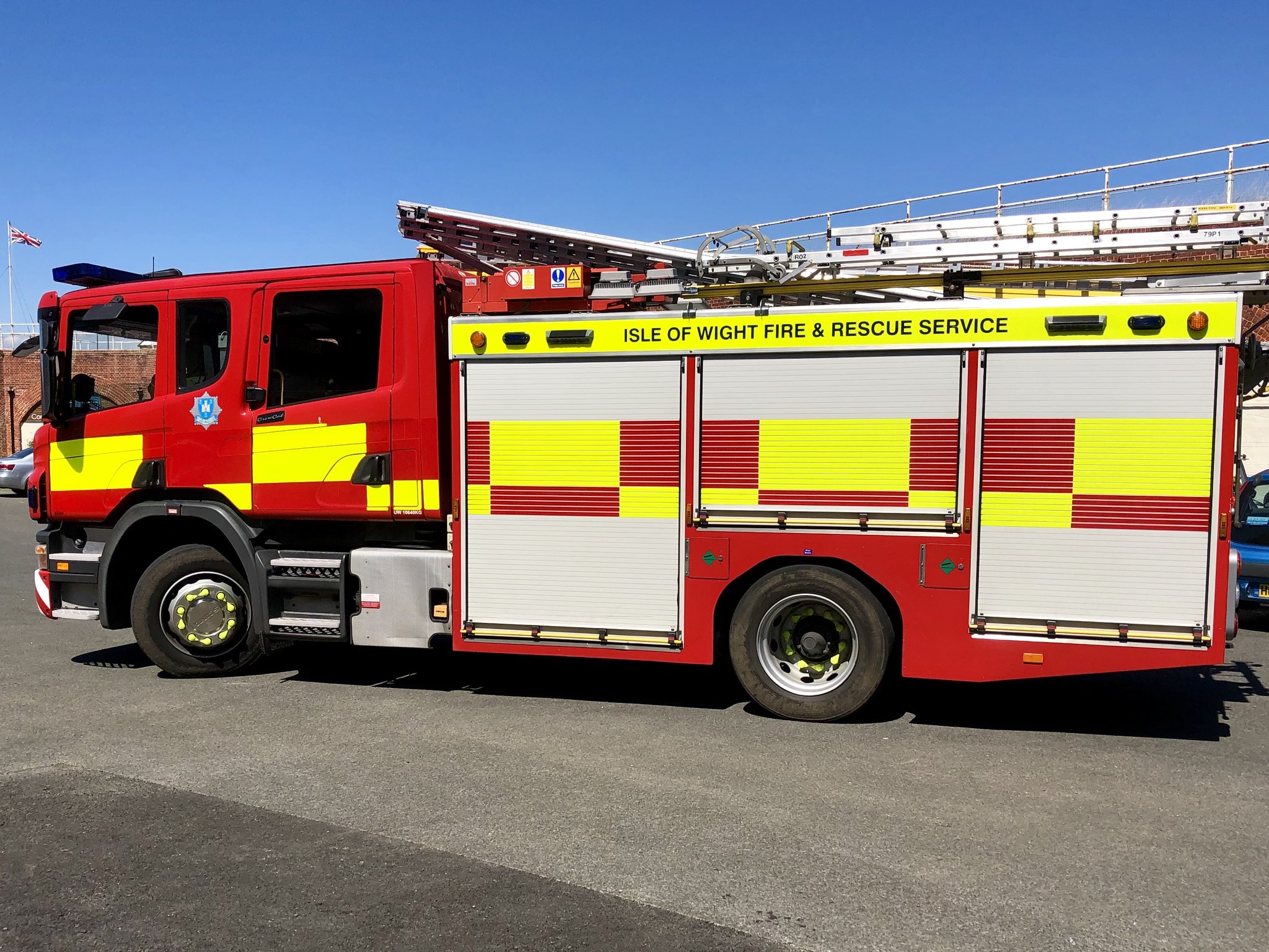 CHILD LOCKED INSIDE CAR FREED WITH HELP FROM FIREFIGHTERS