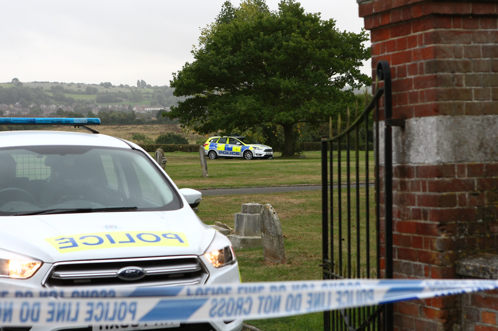 CEMETERY CORDONED OFF FOLLOWING BODY DISCOVERY