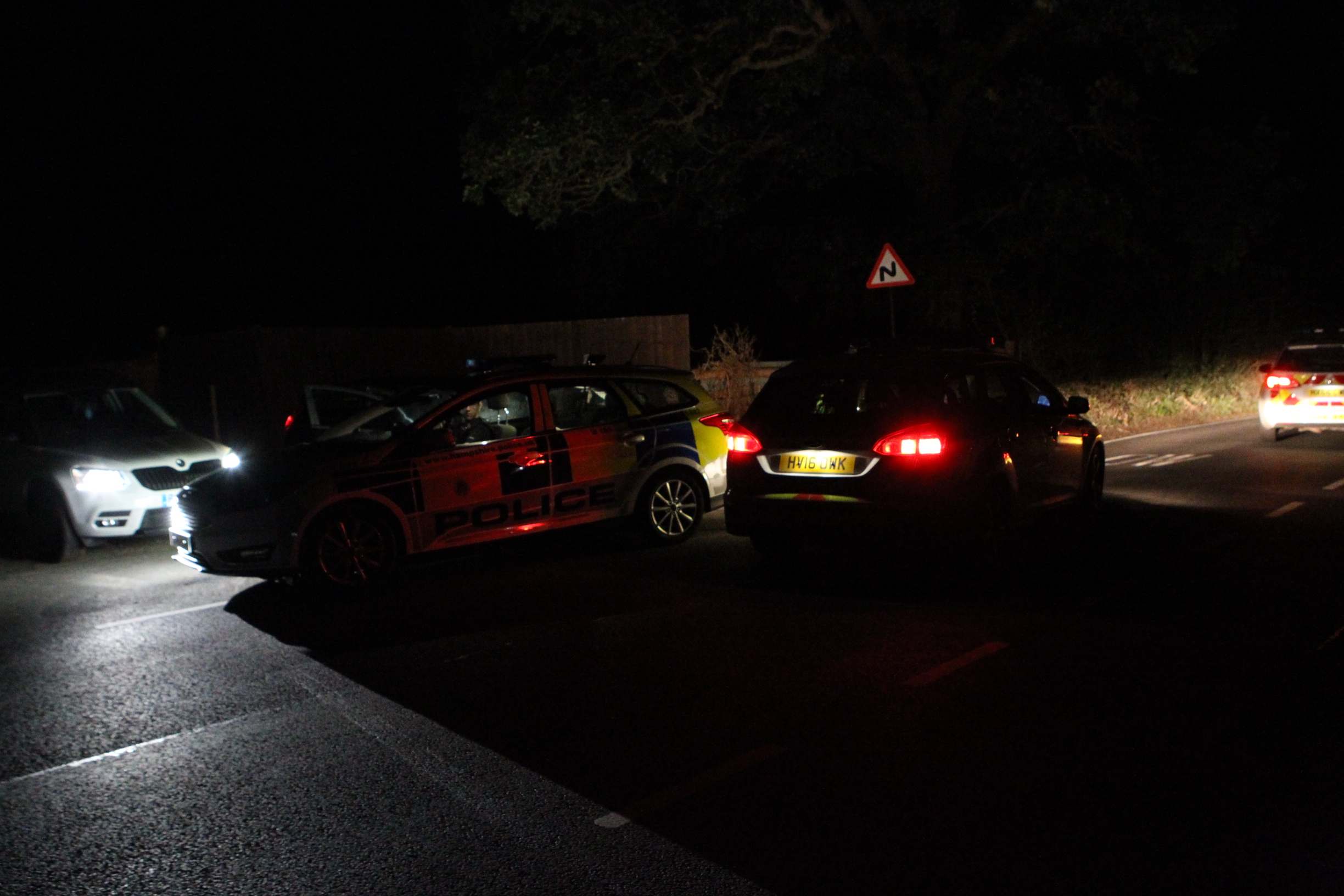 LARGE SCALE POLICE SEARCH IN HAVENSTREET