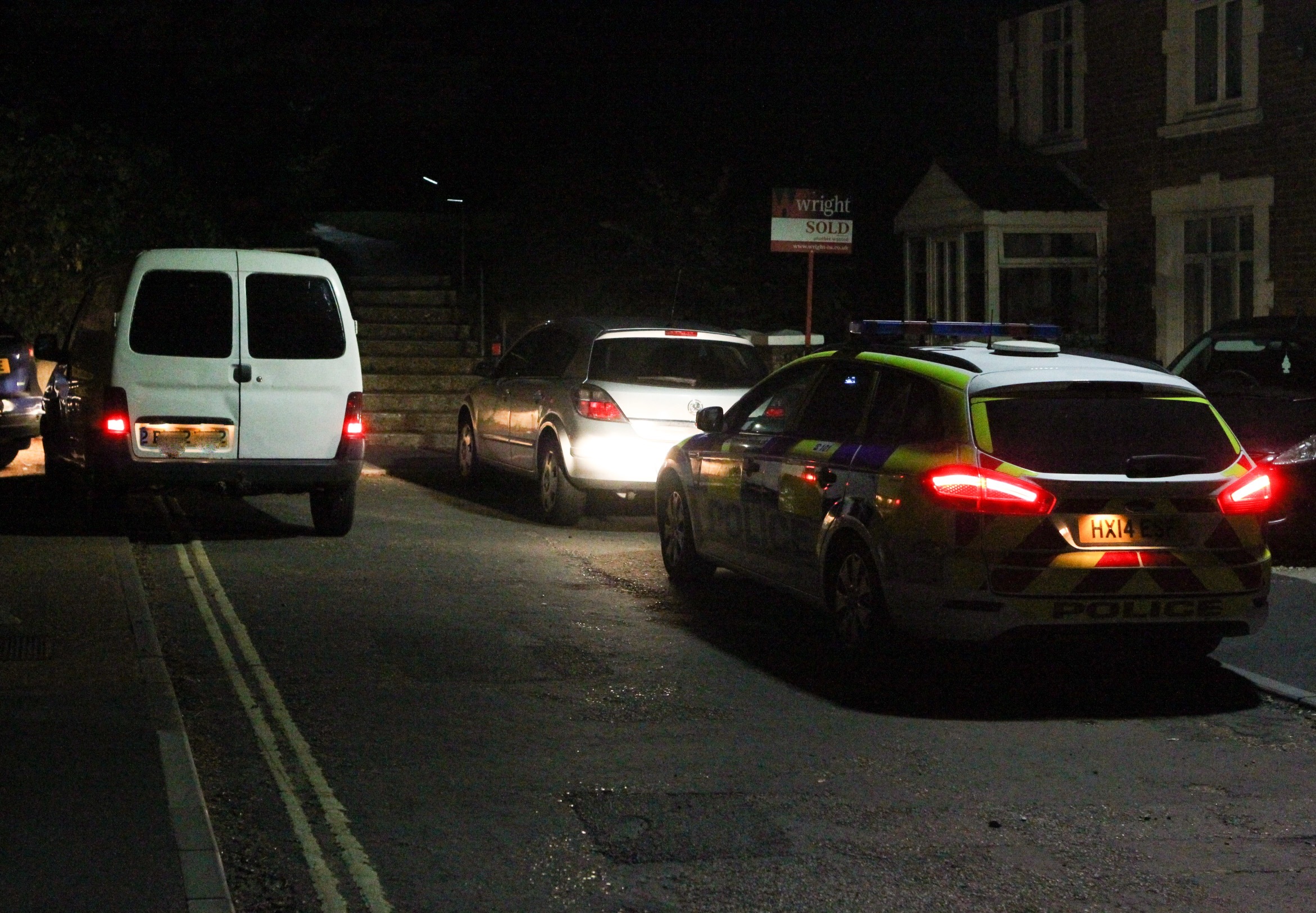 VAN PURSUIT THROUGH SHANKLIN ENDS IN DECAMP