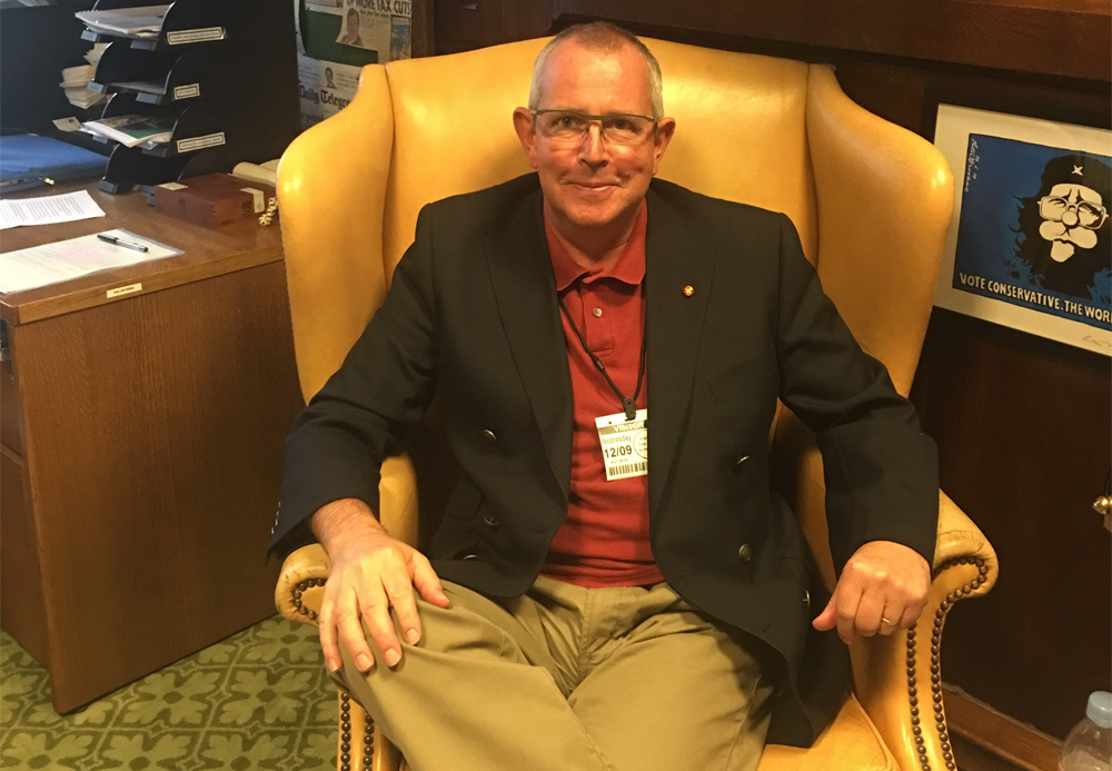 COUNCILLOR TAKES SKILLS TRAINING CAMPAIGN TO THE HEART OF PARLIAMENT
