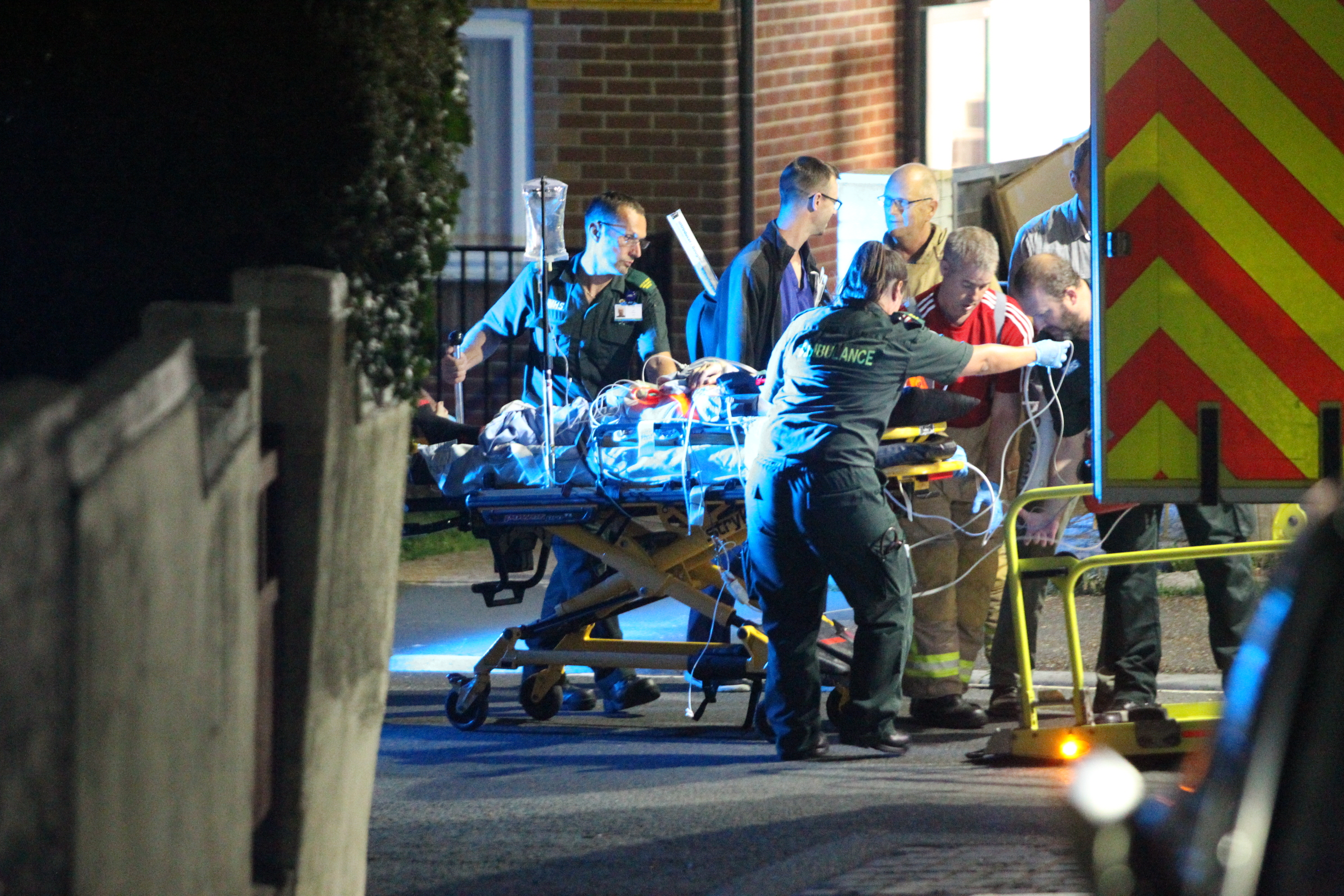 FIREFIGHTERS CALLED TO ASSIST AMBULANCE CREW IN TIME CRITICAL INCIDENT