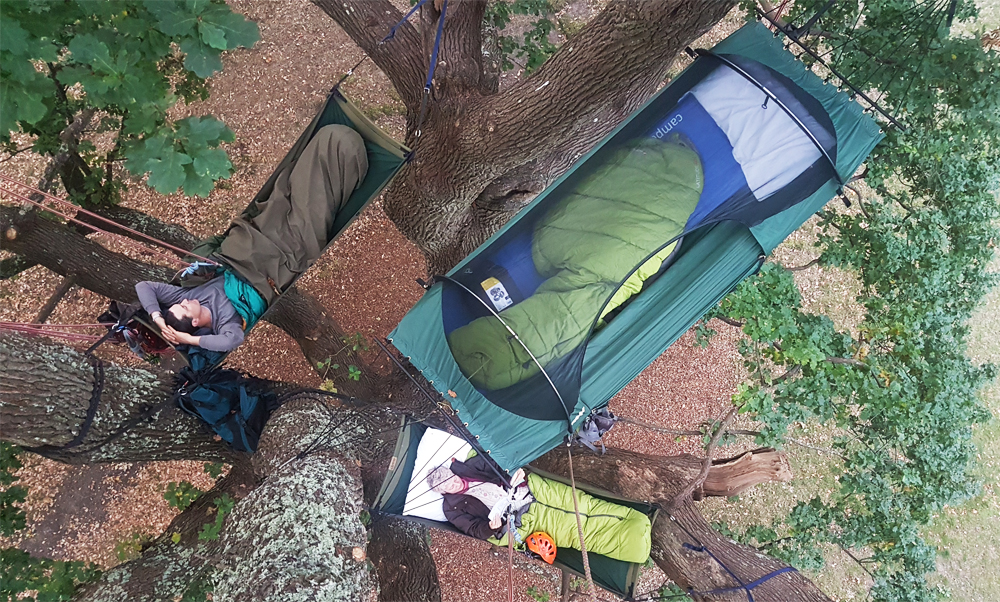 TREE TOP CAMPING TO HELP SAVE FORESTS