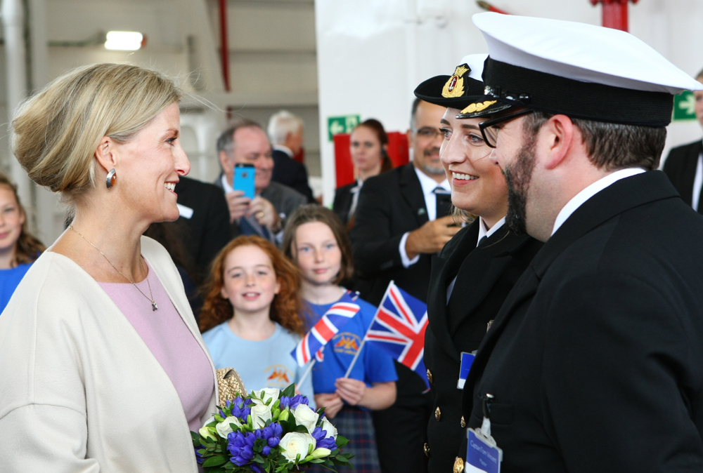 VICTORIA OF WIGHT OFFICIALLY NAMED BY THE COUNTESS OF WESSEX